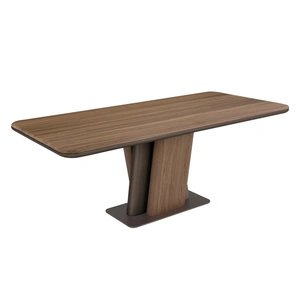 J&M Furniture LP 460T Wood Dining Table, Walnut