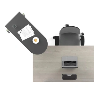 NARBUTAS Zedo Single Row Office Desk Bench for 2 Persons