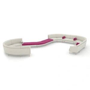NARBUTAS Arcipelago 19-seater Modular Lounge Seating