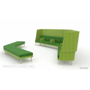 NARBUTAS Arcipelago Two-Piece 16-seater Modular Lounge Seating Set w/Highback