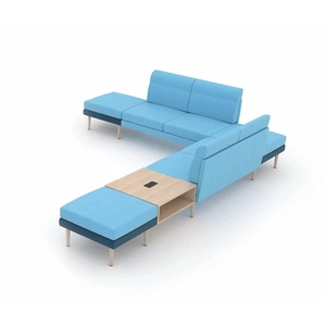 NARBUTAS Arcipelago L-Shaped 7-seater Modular Lounge Seating