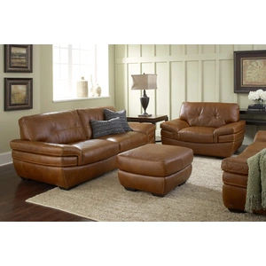 Natuzzi Editions Biagio Fabric/Leather Living Room Set