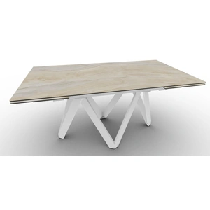 Calligaris Cartesio W62.9-inch-78.7-inch-94.4-inch Ceramic/Metal/Wood Customizable Extendable Rectangular Dining Table