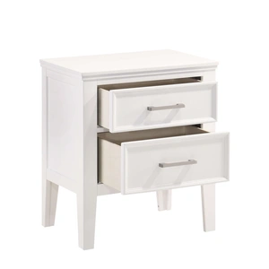 New Classic Furniture SM Andover Wood Panel Bedroom Set, White