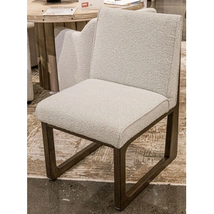 Ashley Furniture Radkin Upholstered Dining Side Chair | Burnished Brown Wood in Burnished Brown (Set of 2)
