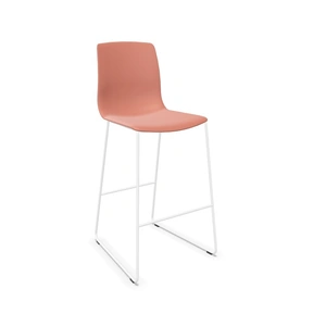 Actiu Noom 50 Polypropylene Armless Cantilever Bar Stool (Set of 2)