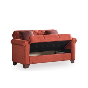 Casamode Nova Microfiber Convertible Loveseat