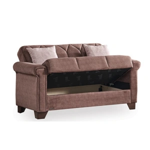Casamode Nova Microfiber Convertible Loveseat