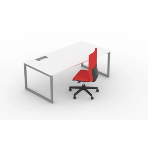 NARBUTAS Nova O Executive Office Desk w/Metal Frame