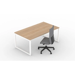 NARBUTAS Nova O Executive Office Desk w/Metal Frame