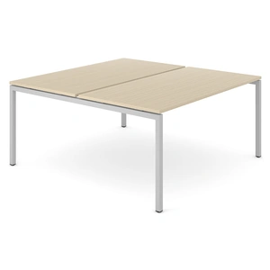 NARBUTAS Nova U D56.7-inch Rectangular Office 2-Desk Bench