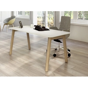 NARBUTAS Nova Wood 55.1-inch HPL Office Desk