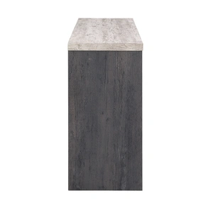 Global Furniture USA Nyla 60-inch TV Stand with LED and Speakers in Dark Grey/Light Grey