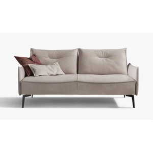 Diven Living Momento Leather Sofa, Spessorato Natural Grey