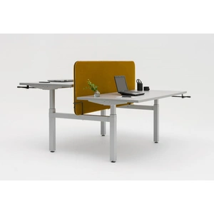 MDD Office Furniture Ogi Drive Sit-Stand Office Bench Desk w/Hand Crank Adjustment