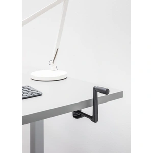 MDD Office Furniture Ogi Drive Manual Height Adjustment Office Single Desk, W55.1-inch x D31.4-inch