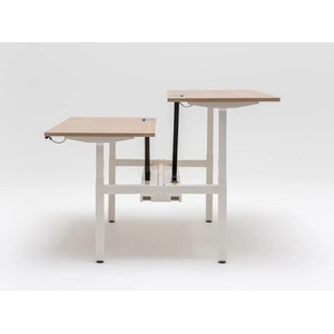 MDD Office Furniture Ogi Drive Sit-Stand Office Bench Desk w/Common Cable Tray
