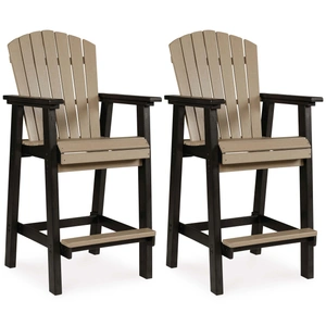 Ashley Furniture Fairen Trail Outdoor High-Density Polyethylene Tall Barstool, Set of 2