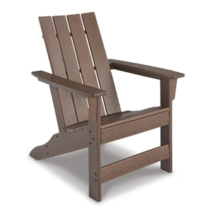 Ashley Furniture Emmeline Outdoor HDP Adirondack Chair, Brown