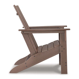 Ashley Furniture Emmeline Outdoor HDP Adirondack Chair, Brown