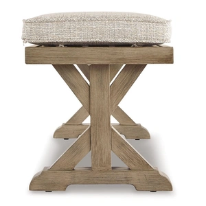 Ashley Furniture Beachcroft Outdoor Nuvella Fabric Bench