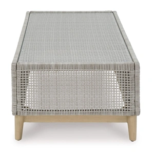 Ashley Furniture Seton Creek Outdoor Resin Wicker Rectangular Coffee Table