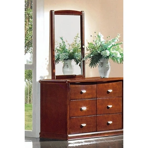 Pantek Furniture P 156 6-Drawer Dresser & Mirror