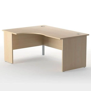 NARBUTAS Optima Plus 55.1-inch Crescent Office Desk