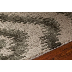 Chandra Paola Jute/Viscose Rectangular Handmade Rug, Natural/Grey