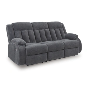 Ashley Furniture Observation Fabric REC PWR Sofa w/Drop Down Table