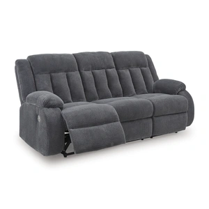 Ashley Furniture Observation Fabric REC PWR Sofa w/Drop Down Table
