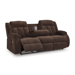 Ashley Furniture Observation Fabric REC PWR Sofa w/Drop Down Table