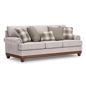 Ashley Furniture Clearbrooke Polyester Sofa in Sandstone