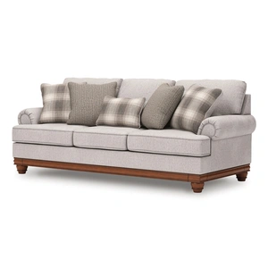 Ashley Furniture Clearbrooke Polyester Sofa in Sandstone