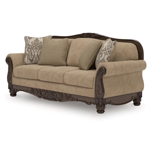 Ashley Furniture Chelsworth Polyester Sofa, Golden