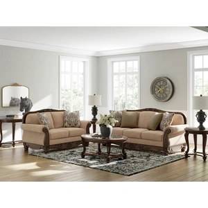 Ashley Furniture Chelsworth Polyester Sofa, Golden
