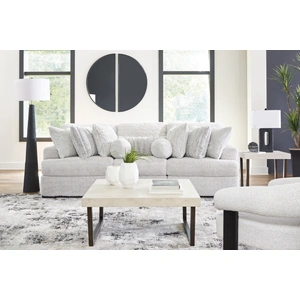 Ashley Furniture Cuddle Plush Fabric 3-Piece Sofa, Arctic