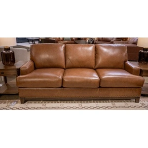 Ashley Furniture Saonara Leather/PVC Sofa, Amber