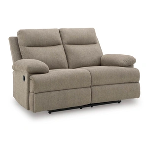 Ashley Furniture Side-Swipe Polyester Reclining Loveseat