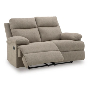 Ashley Furniture Side-Swipe Polyester Reclining Loveseat