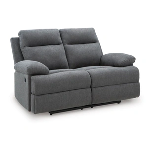 Ashley Furniture Side-Swipe Polyester Reclining Loveseat