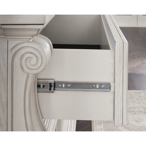 Ashley Furniture Bruchandi MDF/Wood Veneer Dresser w/6 Drawers, Antique White