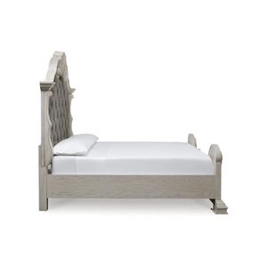 Ashley Furniture Bruchandi Fabric/MDF/Wood Veneer Bedroom Set, Antique White