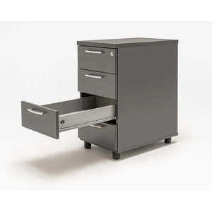 MDD Office Furniture Basic Office Lockable Pedestal w/4 Drawers & Pencil Tray