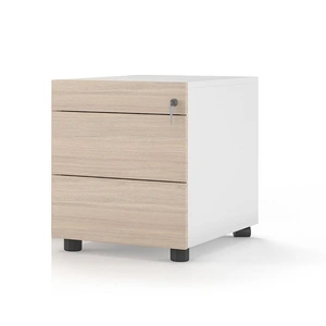 NARBUTAS Nova Mobile Pedestal w/3 Drawers & Central Locking