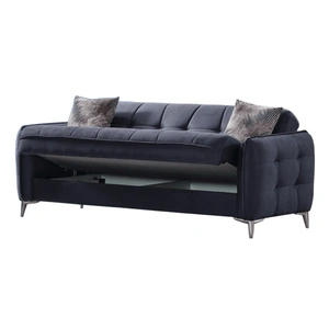 Casamode Perla Microsuede Convertible Storage Sofa
