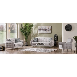Casamode Perla Microsuede Convertible Storage Living Room Set