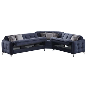 Casamode Perla Microsuede Convertible Storage Sectional