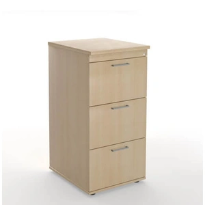 NARBUTAS Optima Office Lockable Filing Cabinet w/3 Foil Wrapped Drawers
