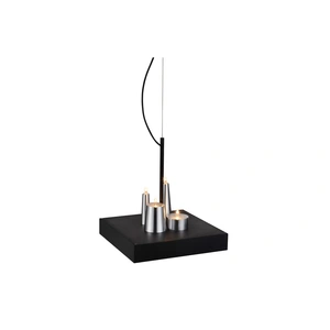 Whiteline Modern Living Cesar Pendant Lamp, Black